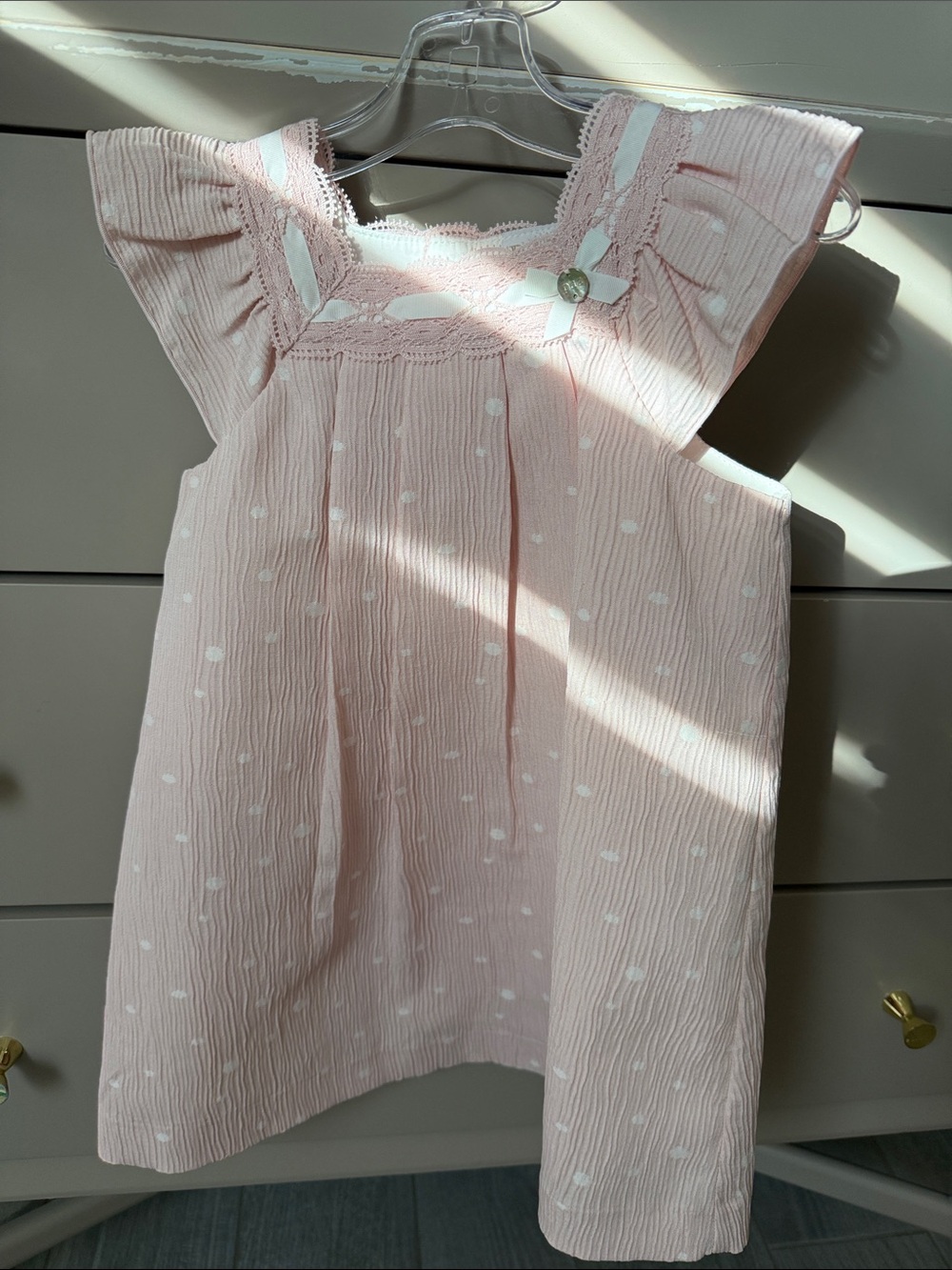 Pink Poka Dot Dress